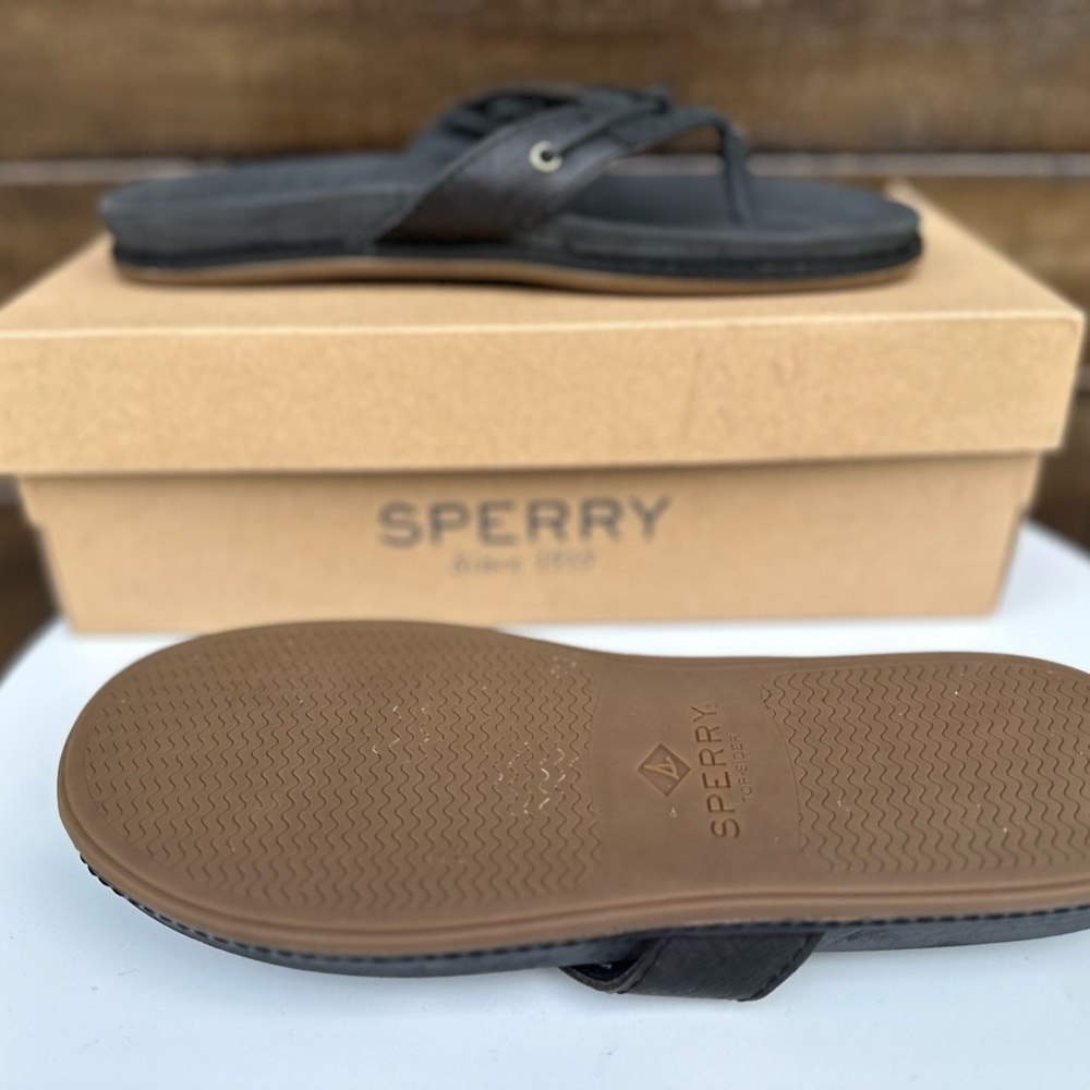 Nib Sperry Waveside Plushwave Flip Flops. - image 3